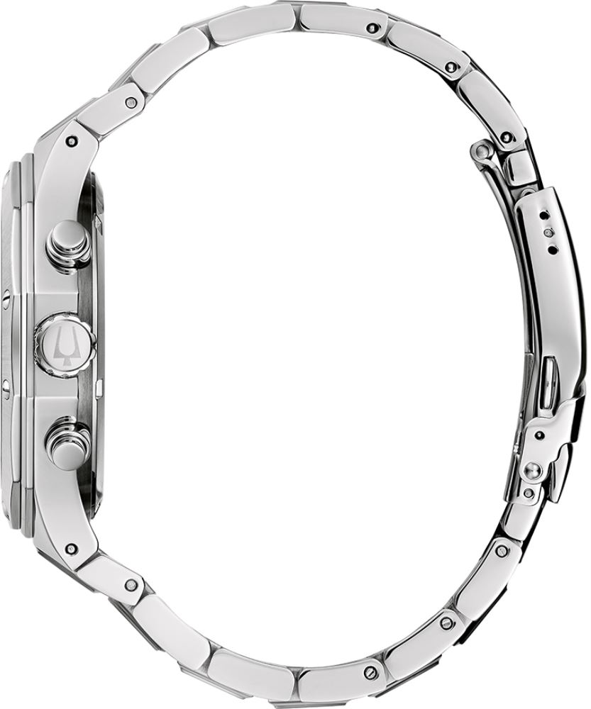Orologio Bulova 96B409 Classic Chronograph Uomo: Analogico Al Quarzo, Cassa 44mm, Bracciale In Acciaio, Impermeabile 10 ATM