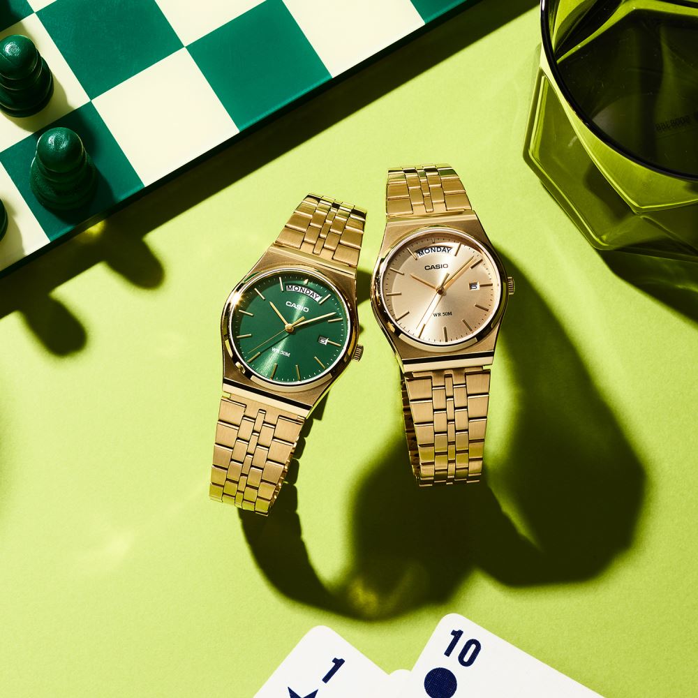 Casio MTP-B146D-1AVDF – Orologio Elegante Uomo Con Cassa In Acciaio, Quadrante Analogico, Vetro Minerale, Movimento Al Quarzo