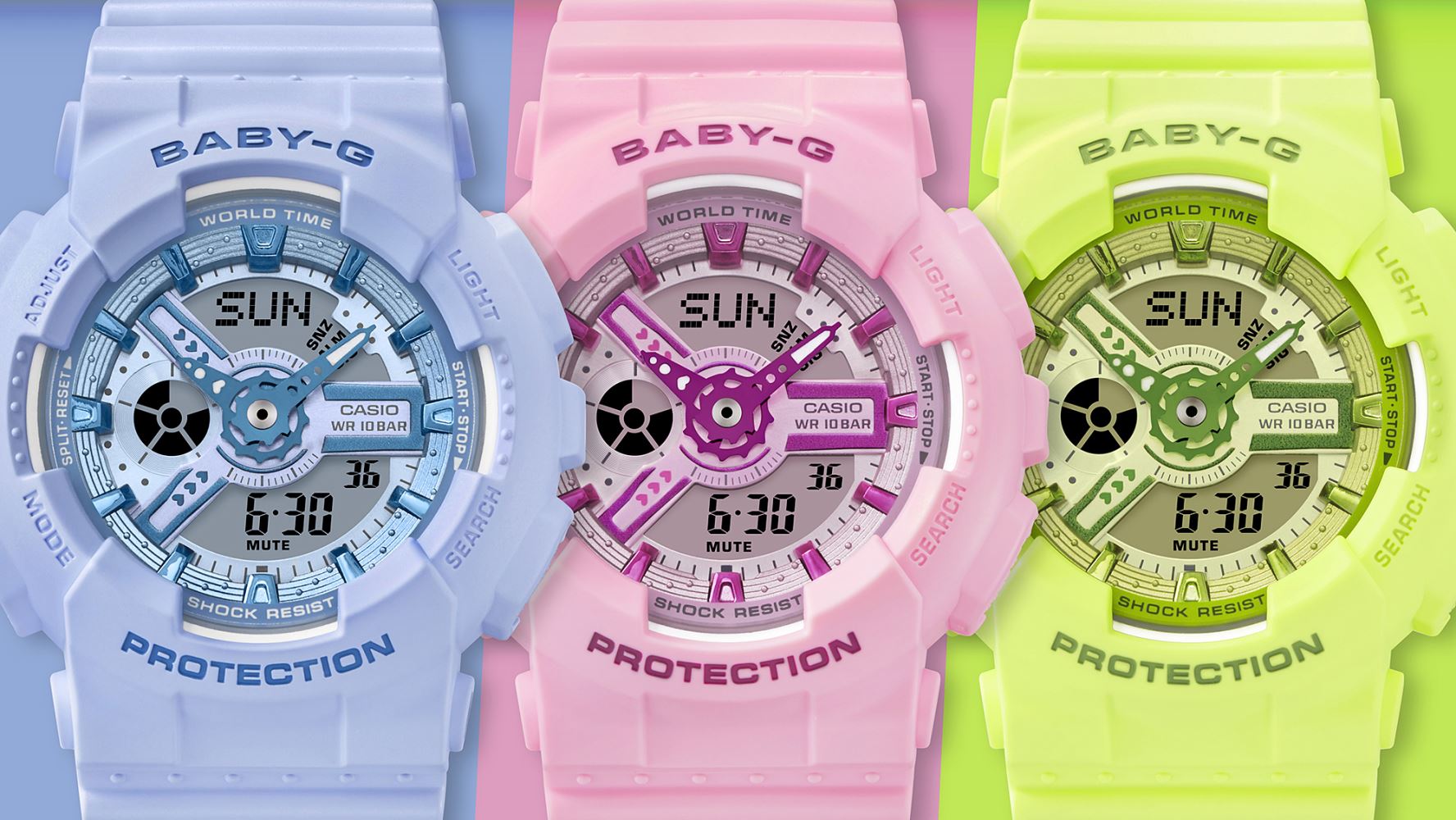 CASIO BABY-G BA-110YK-3ADR Kol Saati CASIO BABY-G BA-110YK-3ADR Kol Saati