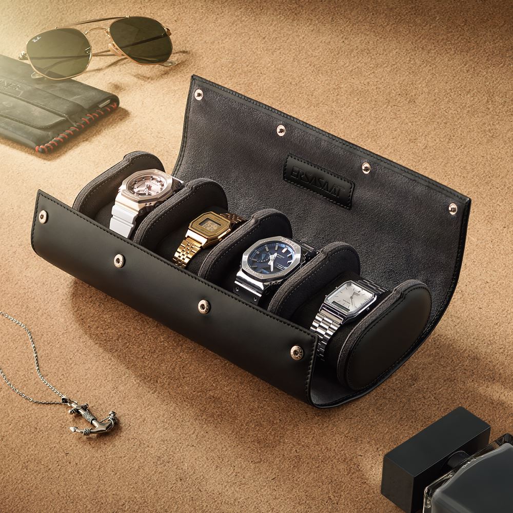 Dortlu-Deri-Saat-Kutusu Saat Çantası