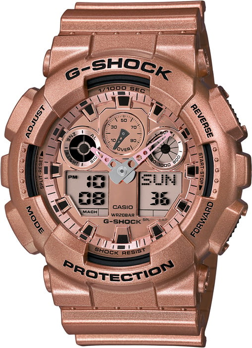 G-SHOCK GA-100GD-9ADR Kol Saati