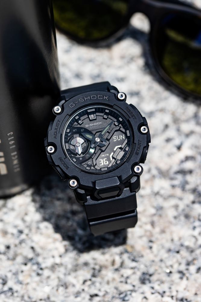レ*パ様 Gショック G-SHOCK CARBON GA-2200BB-1ADR Kol Saati