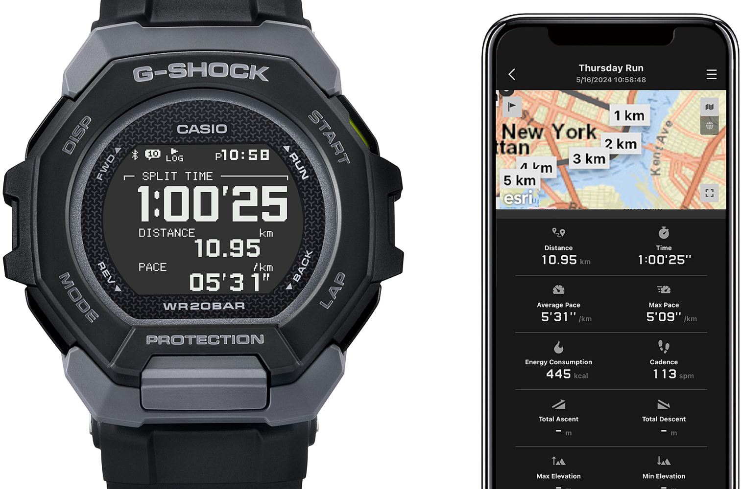 G-SHOCK G-SQUAD GBD-300-1DR Kol Saati