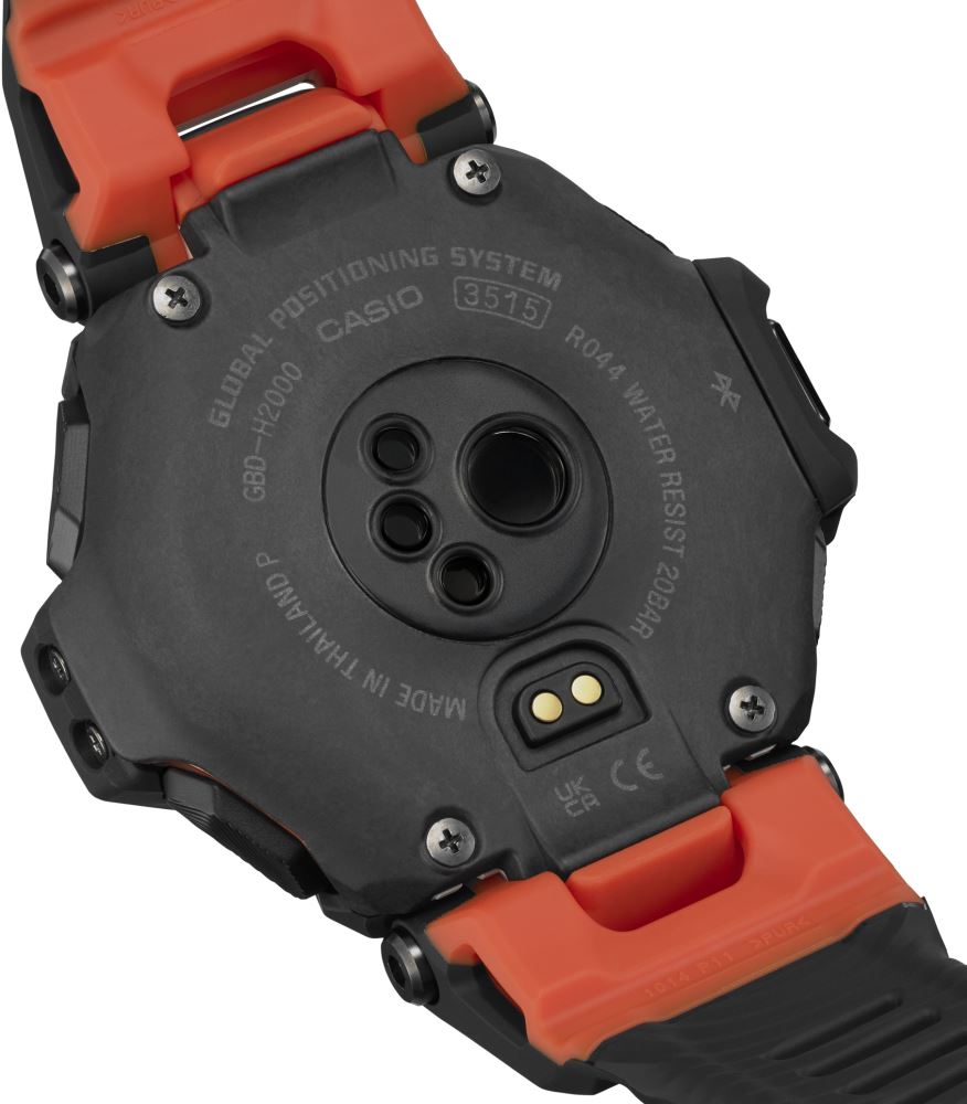 CASIO G-SHOCK GBD-H2000-1AJR ブラック/オレンジ G-SHOCK G-SQUAD GBD-H2000シリーズ GBD-H2000-1AJR メンズ 腕時計 GPS