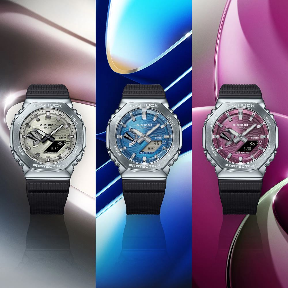 時計 CASIO G-SHOCK GBM-2100A G-SHOCK G-STEEL GBM-2100A-8BDR Kol Saati