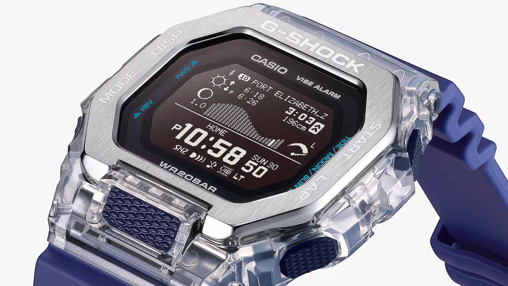カシオG-SHOCK /GーLIDEデジタル GBXー100メタル G-SHOCK G-LIDE GBX-100S-2DR Kol Saati
