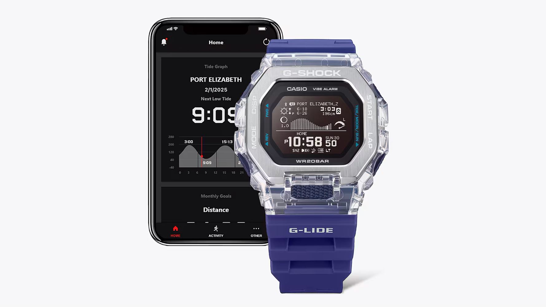G-SHOCK G-LIDE GBX-100S-2DR Kol Saati