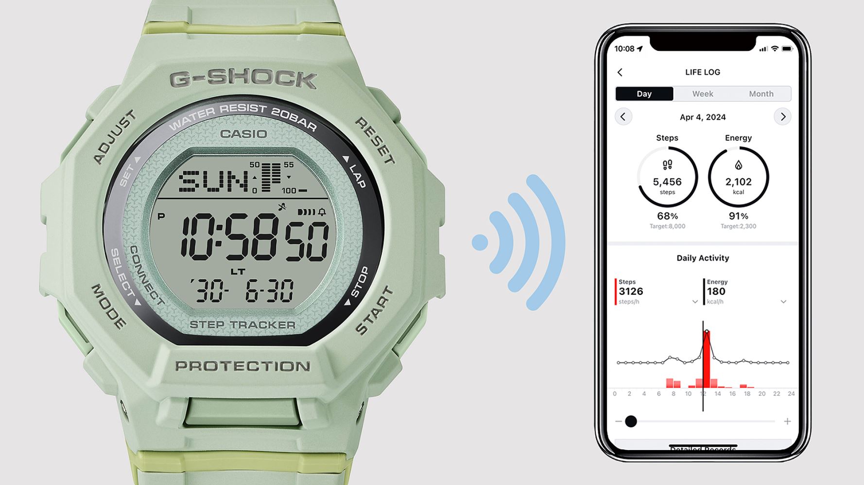 G-SHOCK G-SQUAD GMD-B300-3DR Kol Saati