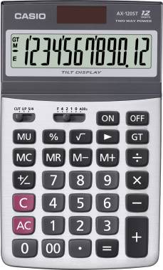 CASIO AX-120ST-W-DP HESAP MAKİNESİ