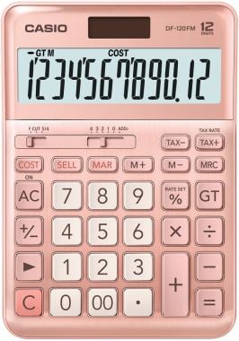 -CASIO-DF-120FM-PK-W-DP-HESAP MAKİNESİ