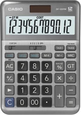 -CASIO-DF-120FM-W-DP-HESAP MAKİNESİ