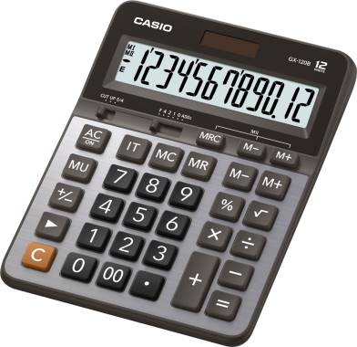  CASIO GX-120B-W-DC HESAP MAKİNESİ