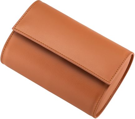 Ersa Saat Ikili-Deri-Saat-Kutusu-Kahverengi Saat Çantası