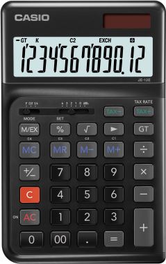 CASIO JE-12E-BK-W-DP HESAP MAKİNESİ