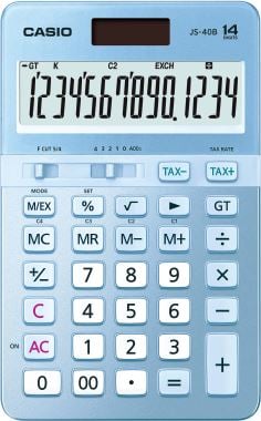 CASIO JS-40B-BU-W-DH HESAP MAKİNESİ