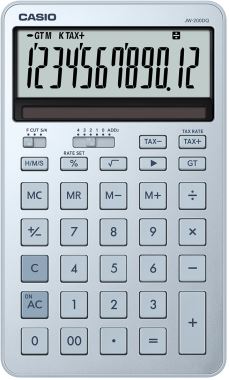  CASIO JW-200DQ-BU-W-DP Temel Hesap Makineleri