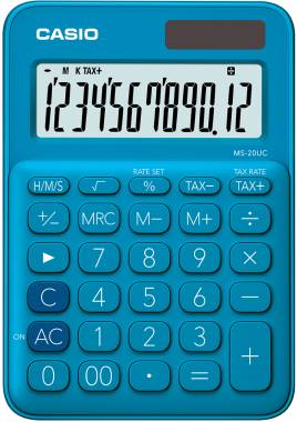 CASIO MS-20UC-BU-N-DC HESAP MAKİNESİ