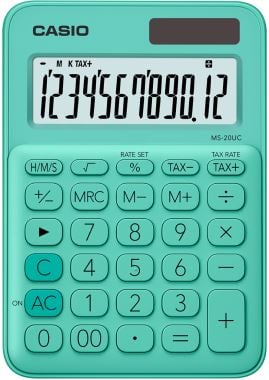 CASIO MS-20UC-GN-N-DC HESAP MAKİNESİ