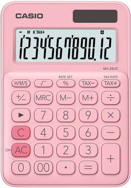 CASIO MS-20UC-PK-N-DC HESAP MAKİNESİ