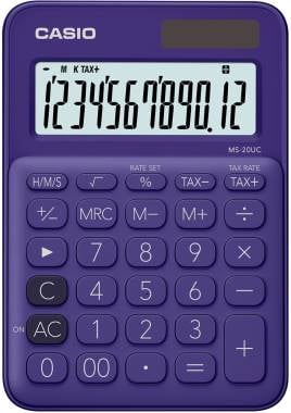 CASIO MS-20UC-PL-N-DC HESAP MAKİNESİ