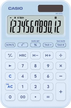  CASIO MS-20YC-LB-W-DP Temel Hesap Makineleri