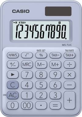CASIO MS-7UC-LB-N-DC HESAP MAKİNESİ