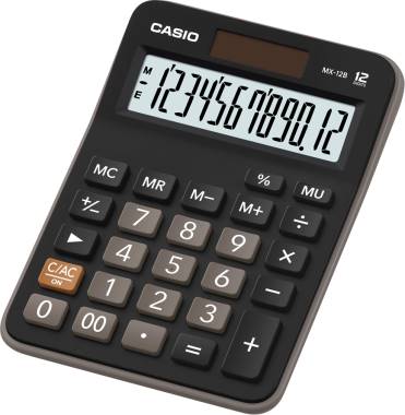 -CASIO-MX-12B-BK-W-DC-HESAP MAKİNESİ
