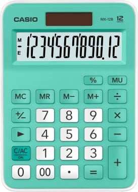 -CASIO-MX-12B-GN-W-DC-HESAP MAKİNESİ