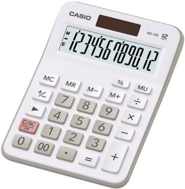-CASIO-MX-12B-WE-W-DC-HESAP MAKİNESİ