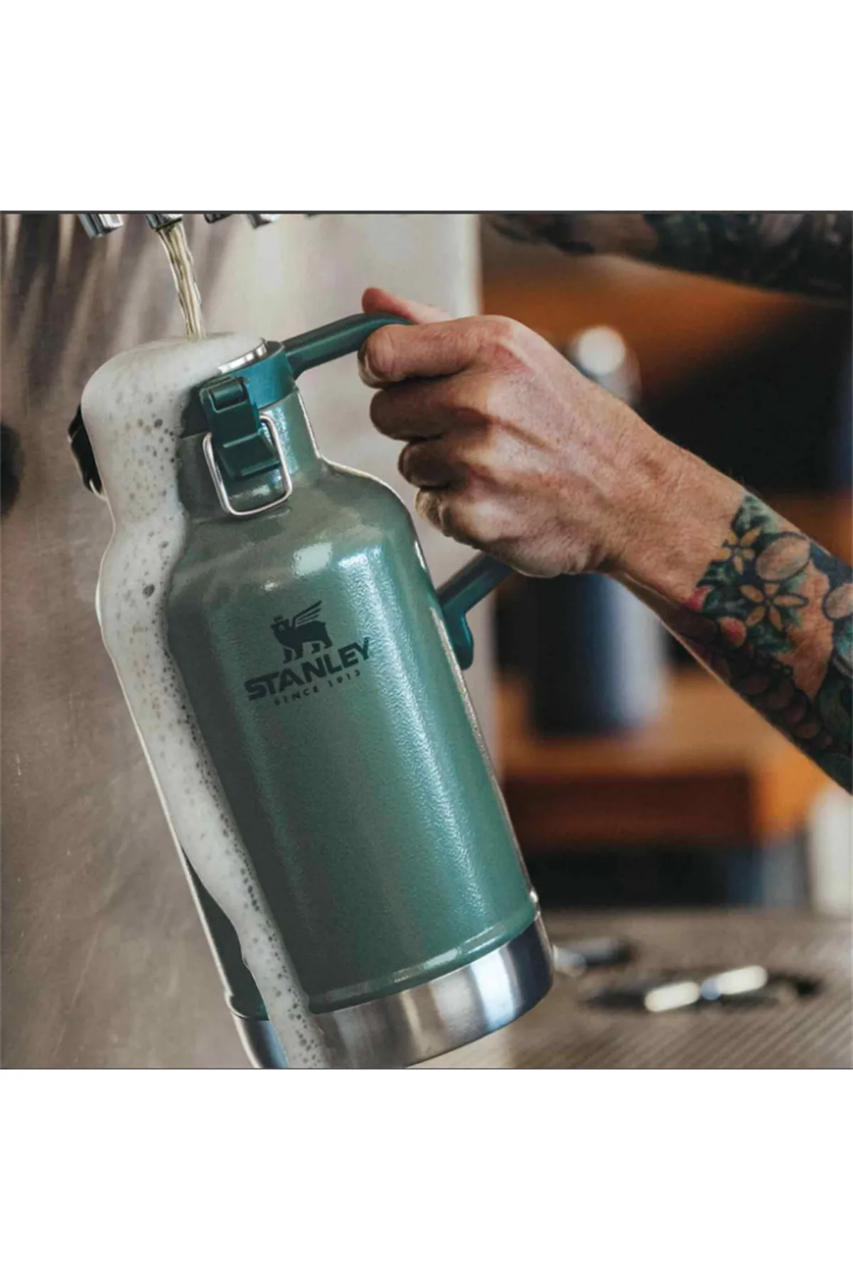 Stanley-Klasik-Growler-1.9LT-Yeşil Termos