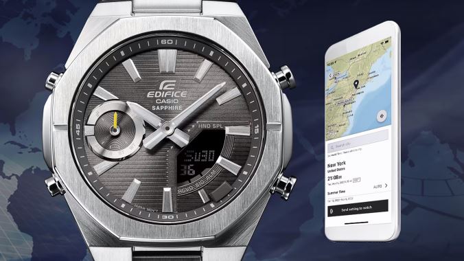 EDIFICE AKILLI TELEFON BAĞLANTILI ECB-S10DB-1ADF Kol Saati