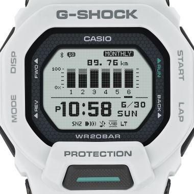 CASIO G-SHOCK GBD-200 腕時計 本体 G-SHOCK G-SQUAD GBD-200-7DR Kol Saati